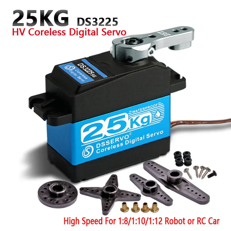 Mavi DS3225 SG 25KG DS3235 35KG su geçirmez dijital Servo Robot