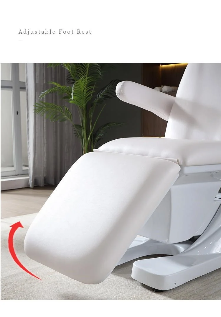 Electric 3 4 Motor Electric Table Podiatry Saloon Chair Medical Couch Treatment Beauty Salon Chair Massage Facial Chair Bed