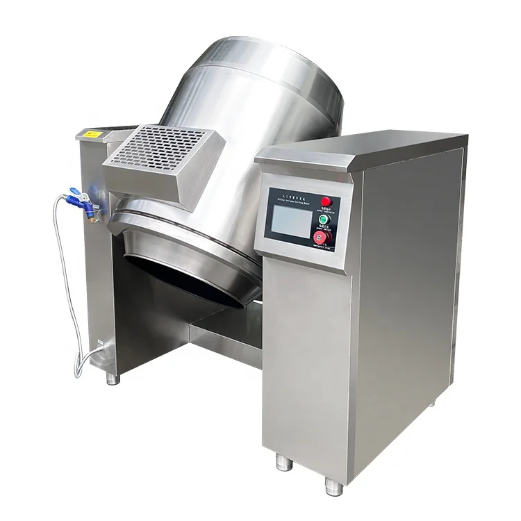 Commercial Electric Intelligent Automatic Stir Frying Machine Automatic Cooking Machine Gas Auto Cooking Stir Fryer