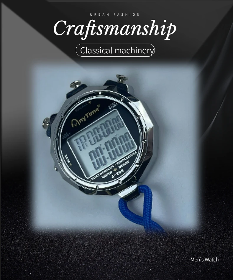 Professional Electric Stopwatch/kids Stopwatch Count Up 75.5*64*15.5mm