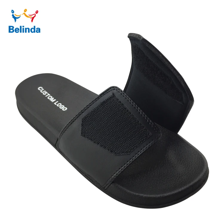 High Quality Summer Custom PVC Logo Slipper Slide Custom Logo Sandals Home Slipper Designer Slides Slippers for Men