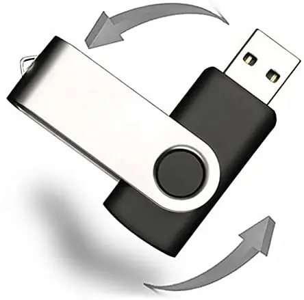 Wholesales Swivel Twist USB Flash Drive Pen Drive OEM Customized LOGO Memory Stick Flipper USB Stick