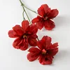 Three happy flowers