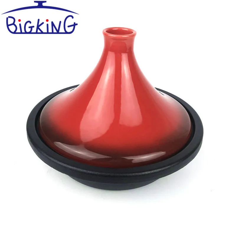 Яркий эмалированный марокканский чугунный тагиновый горшок 2 5