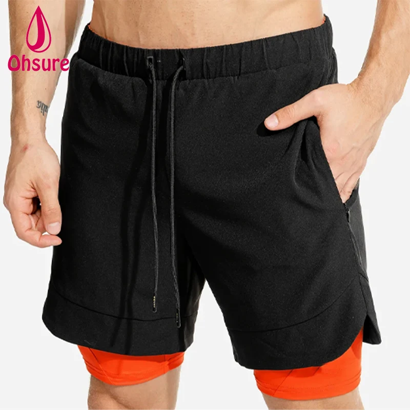 Aesthetic Custom Logo 2-in-1 Shorts 