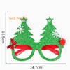 Gafas Navideñas con Lazo y Pompones