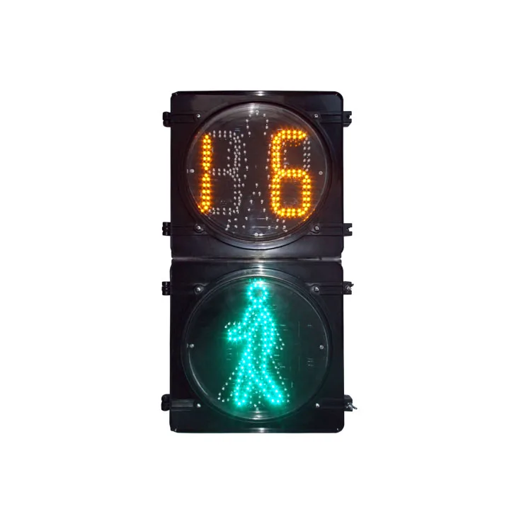 300mm Dynamic Led Pedestrian Crossing Traffic signal Light with Countdown Timer