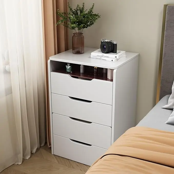 2024 Mini Dressing Table With Mirror Multifunctional Makeup  Vanities Set With Lights Nightstand Dressing Table