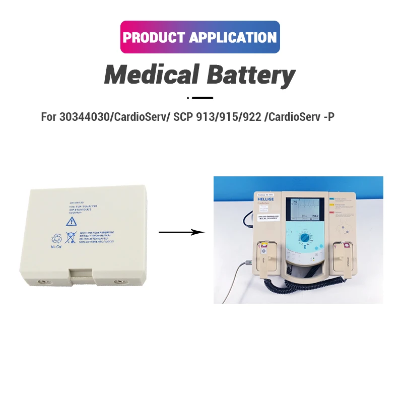 Nimh 12v 3000mah Rechargeable Scp 910/913/915/922 30344030 Medical Defibrillator Battery For