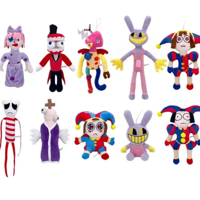The Amazing Digital Circus Plush Pomni And Jax Plushie Doll Toys Cute ...