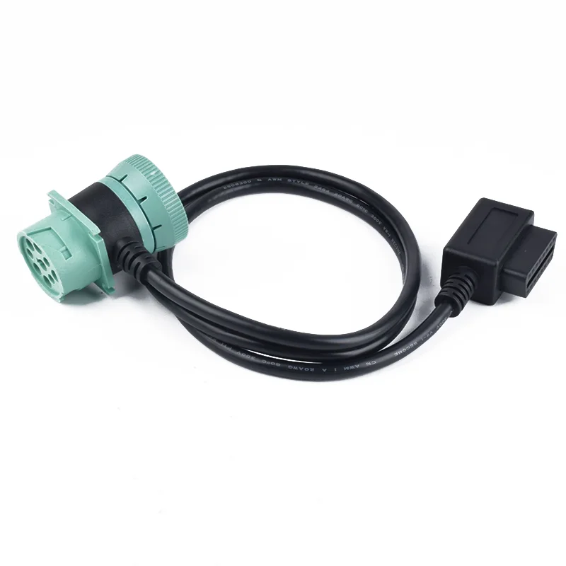 product j1939 male 9 pin connection cable for electronic truck engine diagnosis  automobile machine diagnostic cable-2