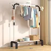 110CM White Rod Clothes Hook/Hood Hanger