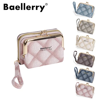 Ladies Small Wallet Kiss Lock Coin Purse Credit Card Holder Change