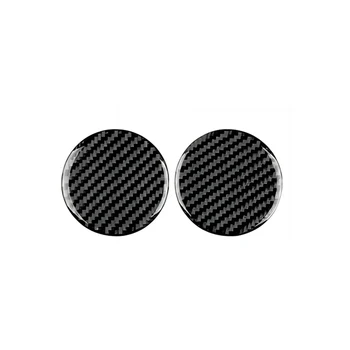 Real Soft Carbon Fiber Sticker for Fiat 500 Abarth 595 Water Cup Mat for Renault Foor Dodge SRT RAM DEMON for Jaguar Universal