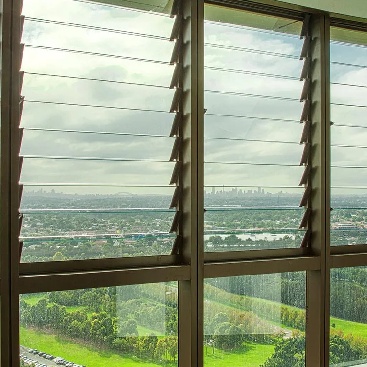 Motorised Automatic Manual Jalousie Window Glass Louvre Louver Windows