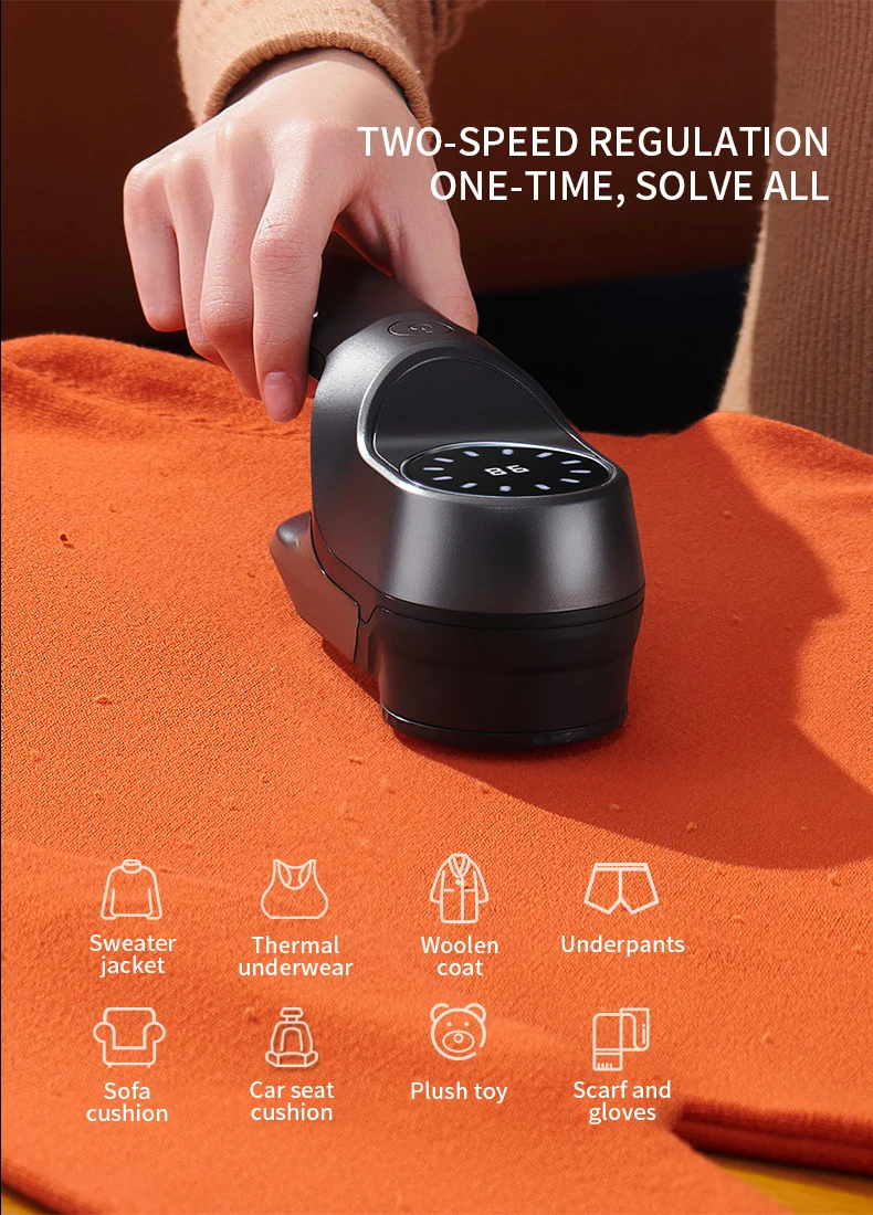 Rechargeable Electric Clothes Lint Remover Fabric Shaver Ball Removing