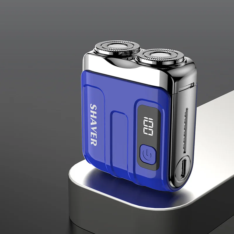 Sailing SR9-1004 Men's Twin Blade Shaving Machine Mini Electric Shaver Portable Razor for Men