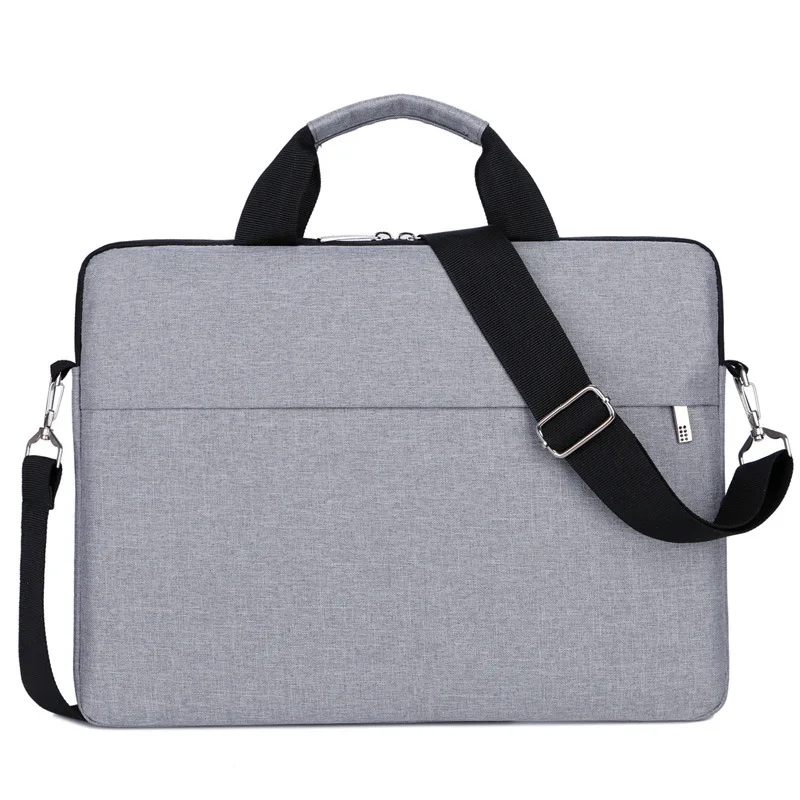 Unsix High Capacity Damping Laptop Bag With Adjustable Shoulder Strap Working Handbag Soft Waterproof Durable Briefcase