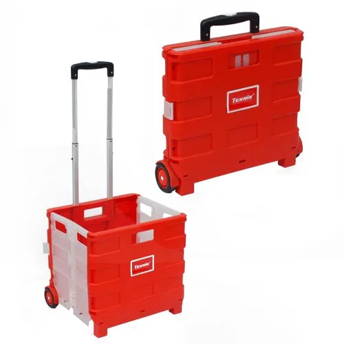 
 Пластиковая Складная хозяйственная тележка/легкая Мобильная тележка для покупок с колесами  