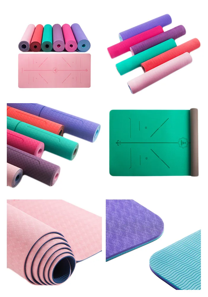 Wholesale Eco Friendly Yoga Mat Strap Foldable Exercise Mat Custom Logo Color Skyhope Gym Mat