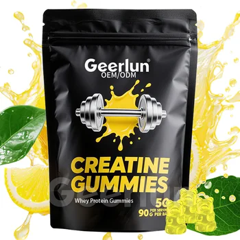 OEM Factory Vegan Energy Gummy Supplement Muscle Builder Immune Boost Mass Gainer Creatine Gummies