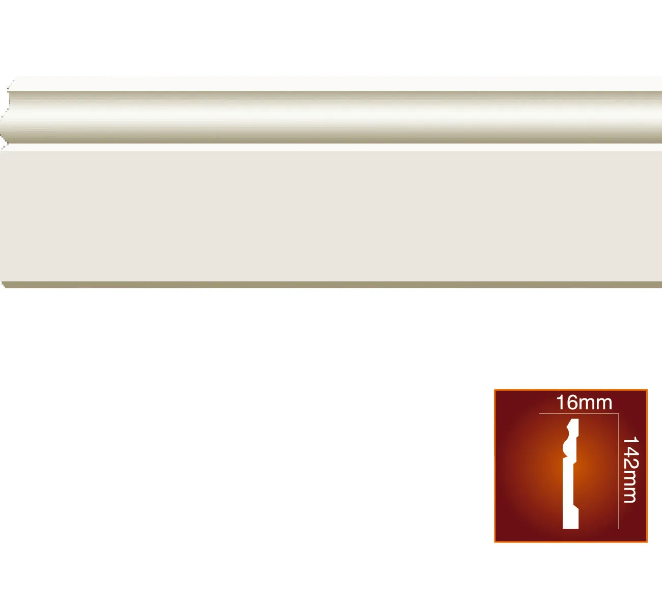 Modern Design Polyurethane Skirting Baseboard for Indoor Use Light Crown Moulding for Corner Decor for Interior Decoration