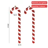 34cm red and white bright crutches (2)