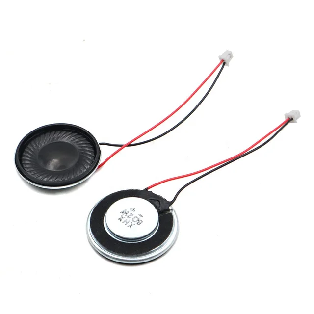 28mm 8 ohm 2W Iron Shell Magnetic Thin Speaker 28 MM 8R 2 Watt  Speaker Suitable For Medical Equipment With 60MM Wire 2 Pin 1.25