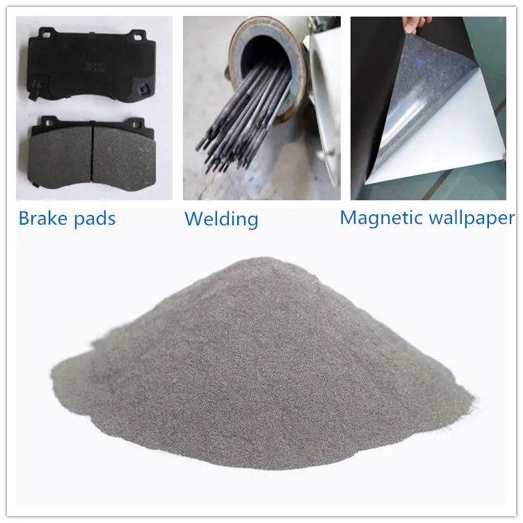 Magnetic Sponge Black Grey Cast Iron Powder Reduced Iron Powder