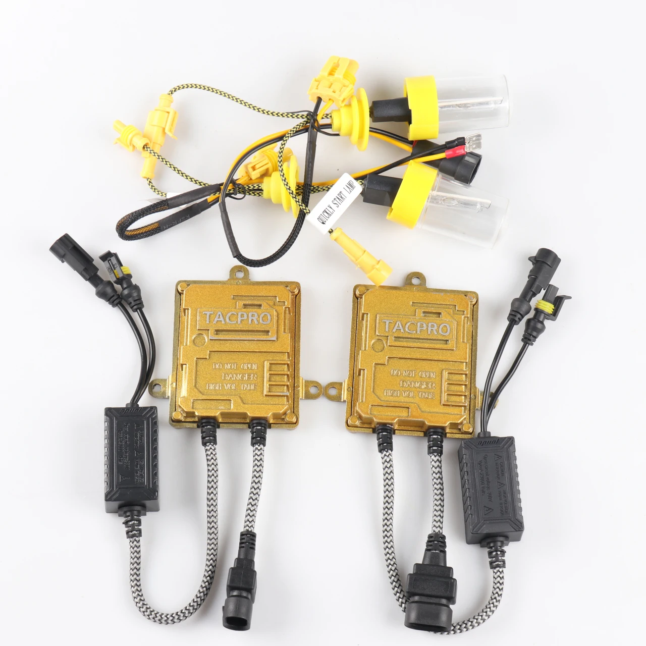 TACPRO Fast Start HID Kit – H4 10000K 55W Xenon Bulbs for Enhanced 