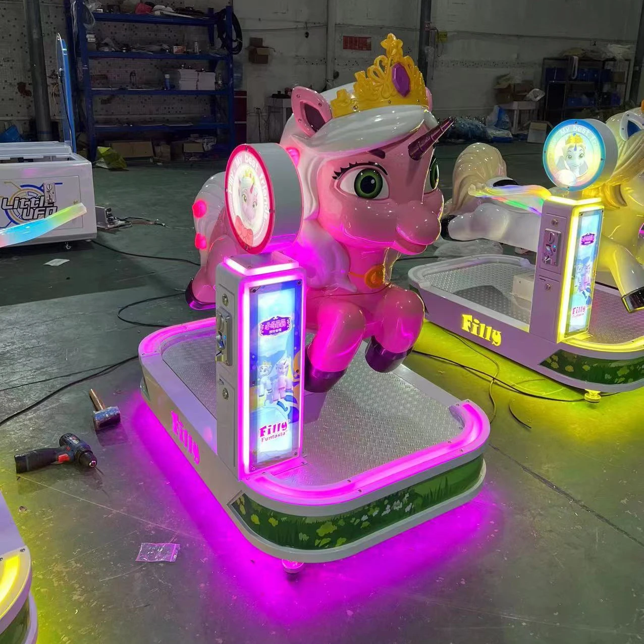 Kids Swing Ride Machine with Coin Operated Customization Bill Acceptor  New Design Kids Ride