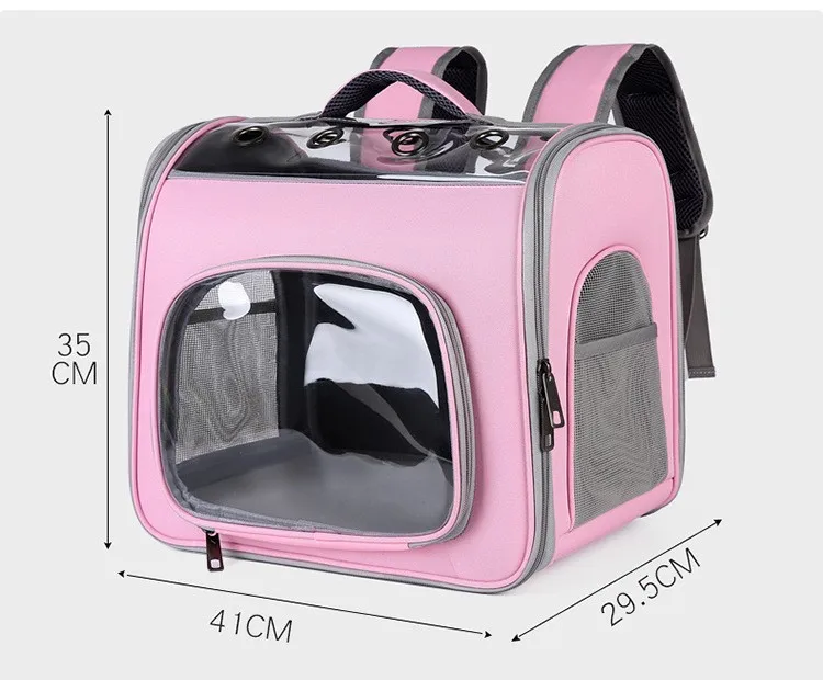 Breathable Cat Travel Bag Pet Bag Carrier Backpack cat handbag Big Capacity cat Handbag supplier