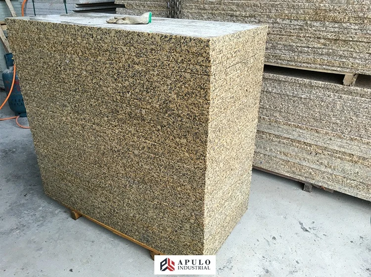 Factory Direct Lowest Price Imperial Giallo Granite Tile Sunset Gold Verdi Ghazal Crystal Yellow Granite Slab