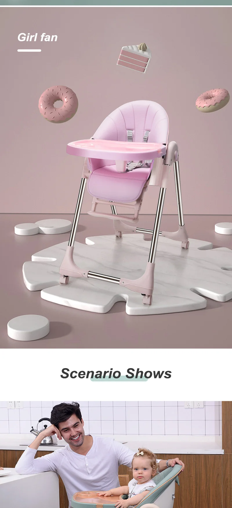product sitter dinner feeding 3 in 1 bar folding table 2021 booster childrens dining used eating kids wholesale unique baby high chair-9