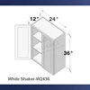 White Shaker-W2436