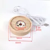 60mm round rubberwood