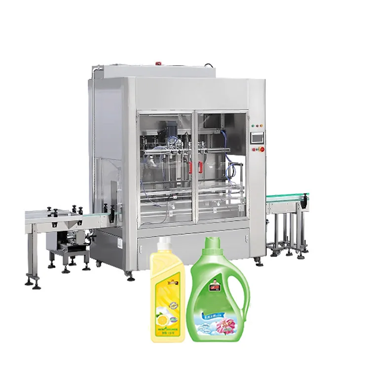 
 Полностью автоматическая линия разливочной машины для жидкого моющего средства с индивидуальным дизайном  
