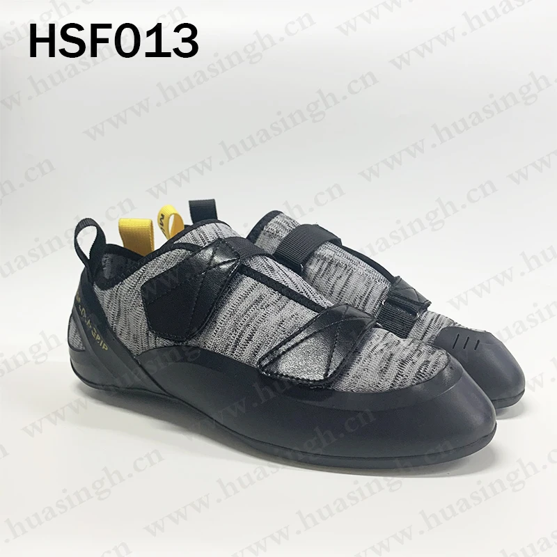 Xc,Black/grey Color Cotton Fabric Upper Bouldering Shoes For Sale Oem