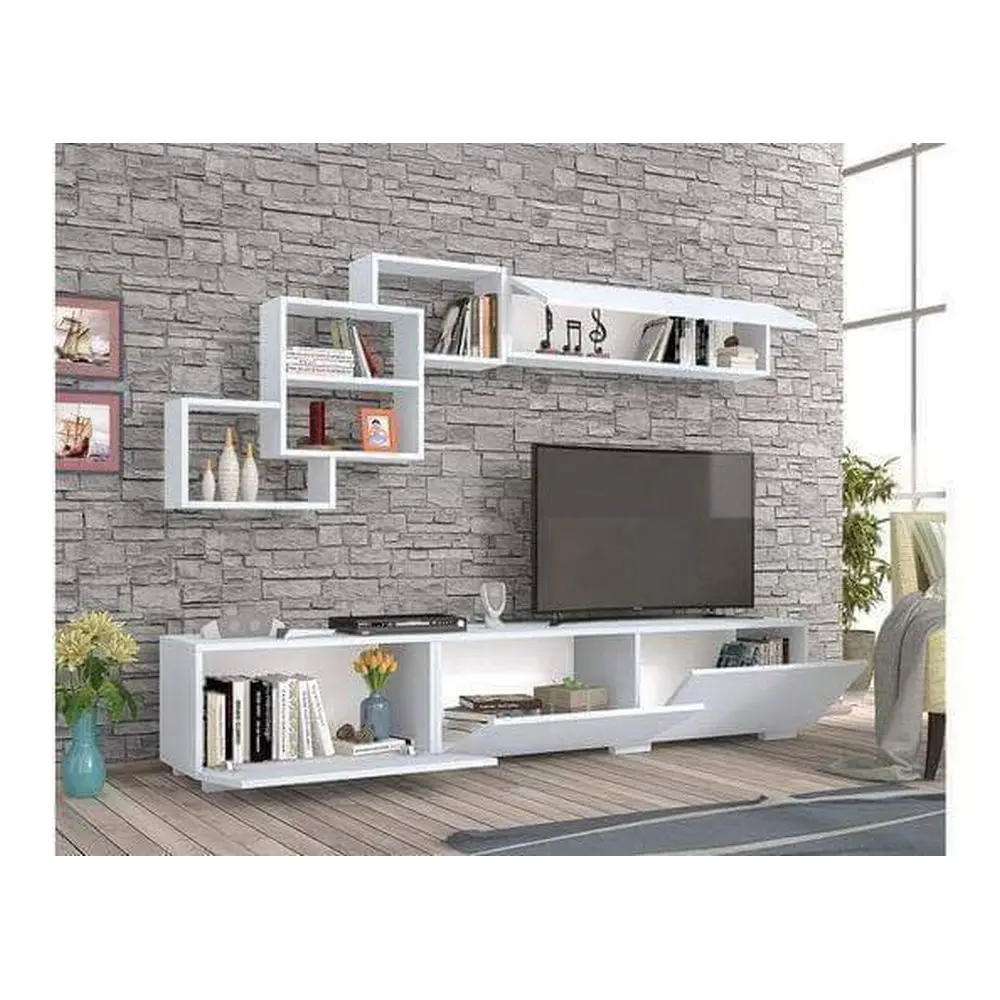 Prima Cheap Table TV Stand Set Modern Living High Gloss Room Bedroom Simple TV Cabinet Combination
