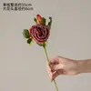 Rosa roja con revestimiento de 2 cabezas