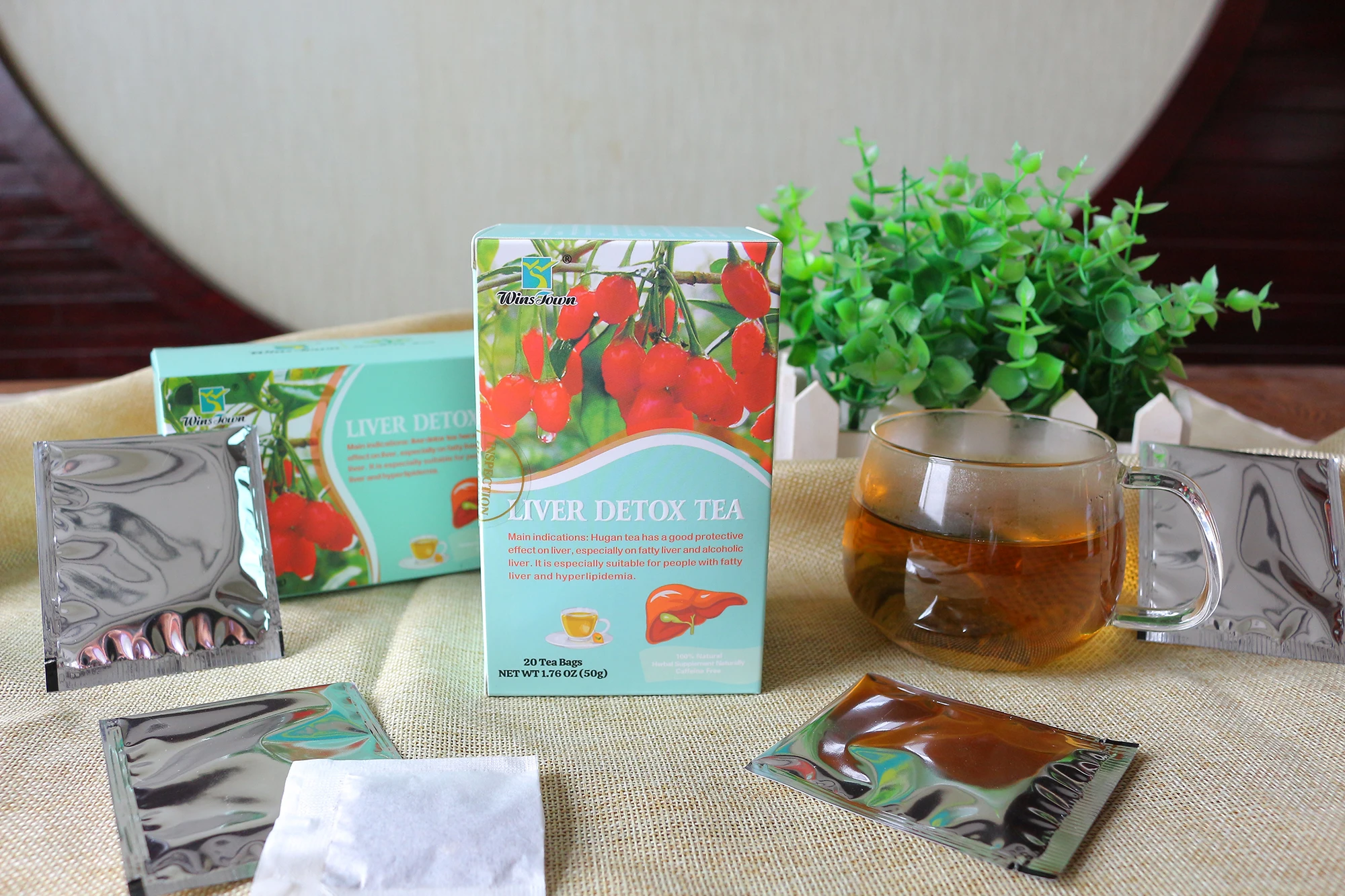 Лидер продаж от оригинального производителя, травяной детоксикационный Чай для печени, натуральные травяные экстракты, защита печени, очищение печени, травяной детоксикационный чай