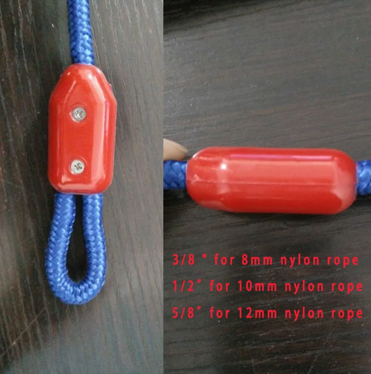 Quality Plastic Nylon Rope Ends Clamps For 12mm Ropes - Buy Nylon Rope ...