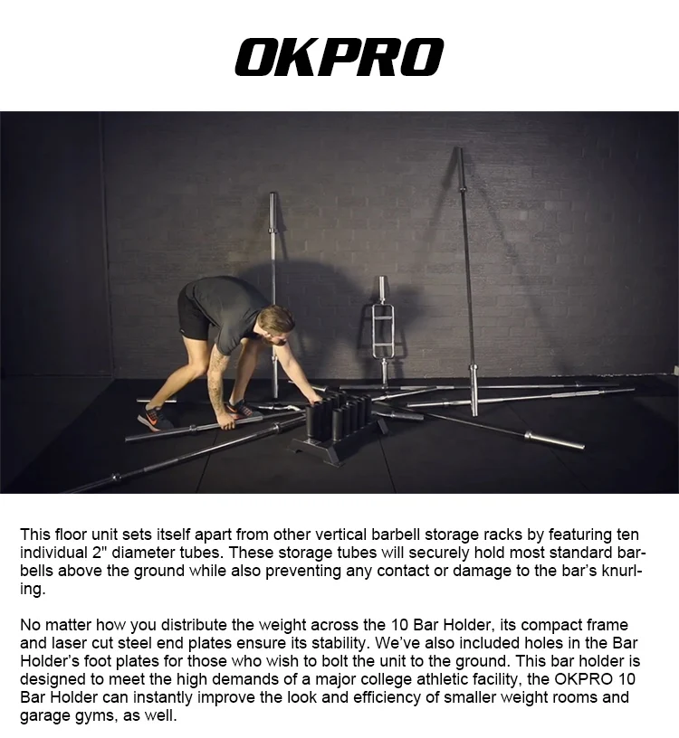 Okpro Store Rack OKPRO High Quality Wholesale High Quality Gym Equipment Barbell Holder ...