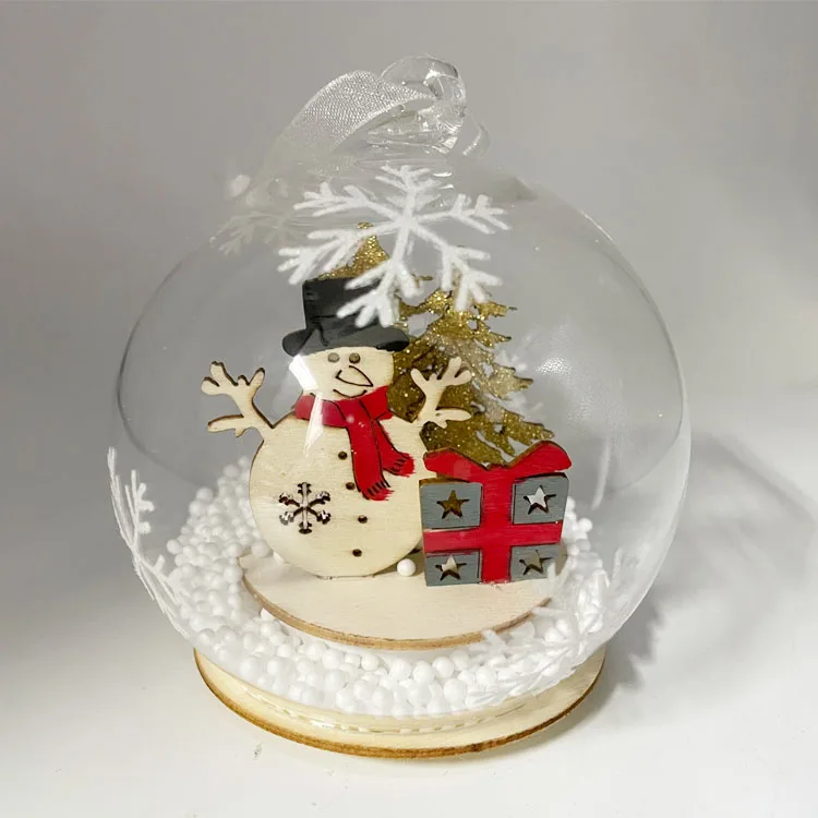 Hot selling luxury Christmas tree decoration Christmas glass baubles tree ball with LED lights