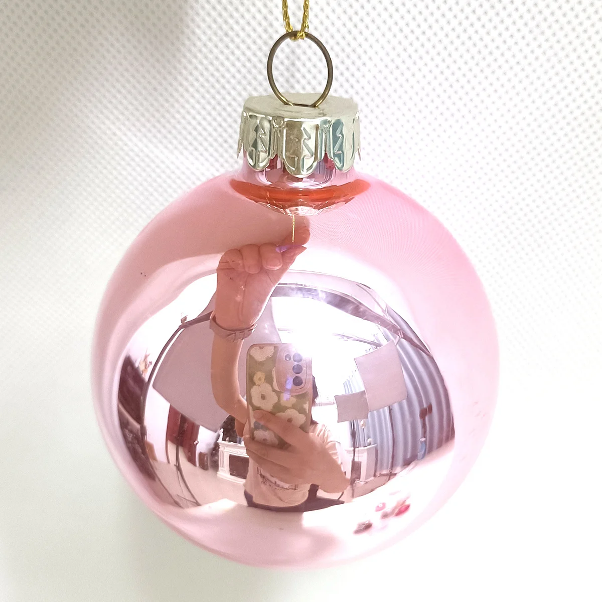 dia 6cm christmas baubles glass christmas baubles customized snowball ball ornament souvenir details