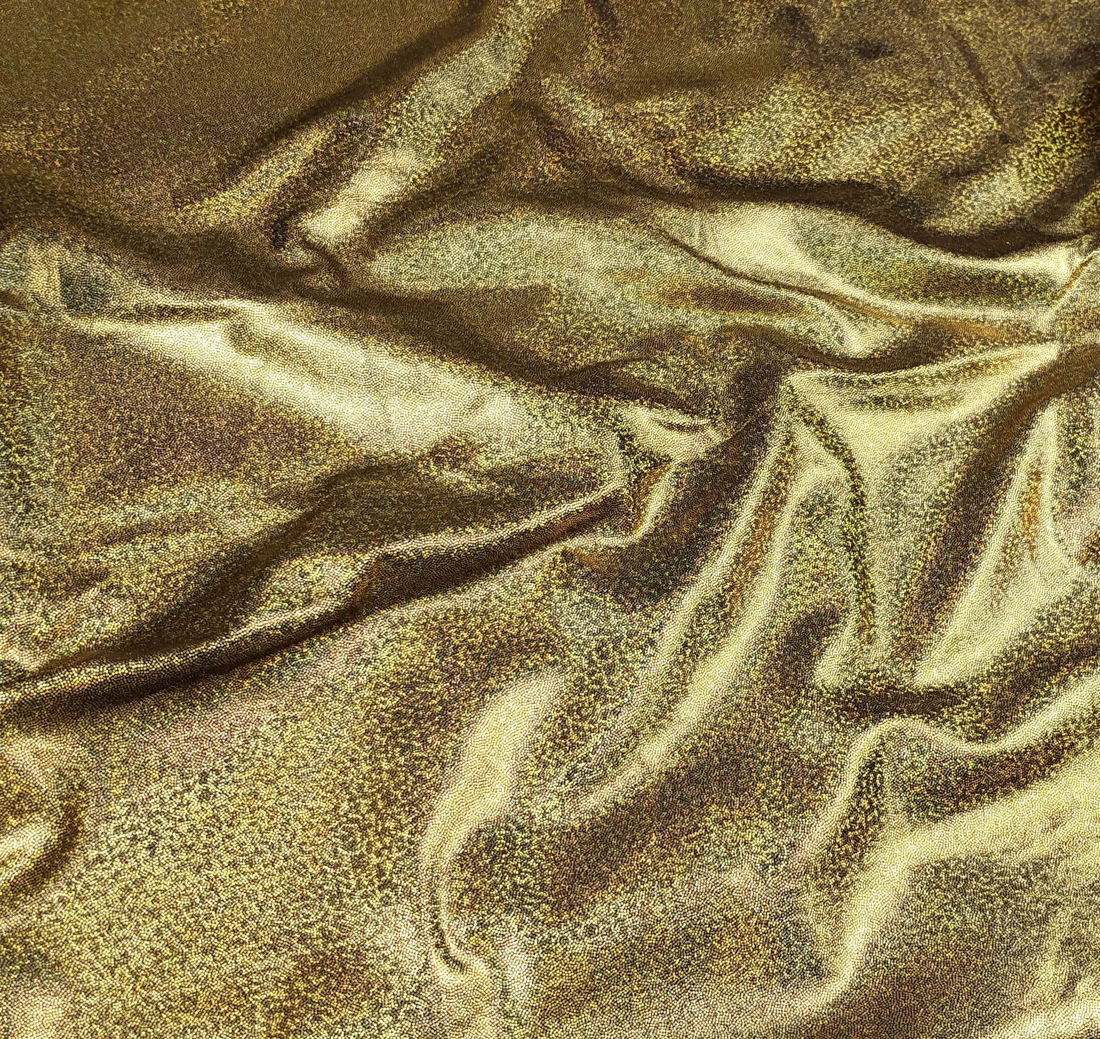 gold glitter fabric for dresses Shimmer Glitter Rhinestone Fabric - Gold / Black main image 0