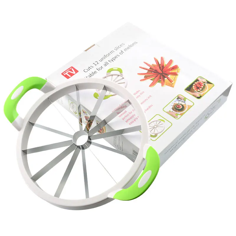 Dropship Professional 4 In 1 Stainless Steel Watermelon Cutter