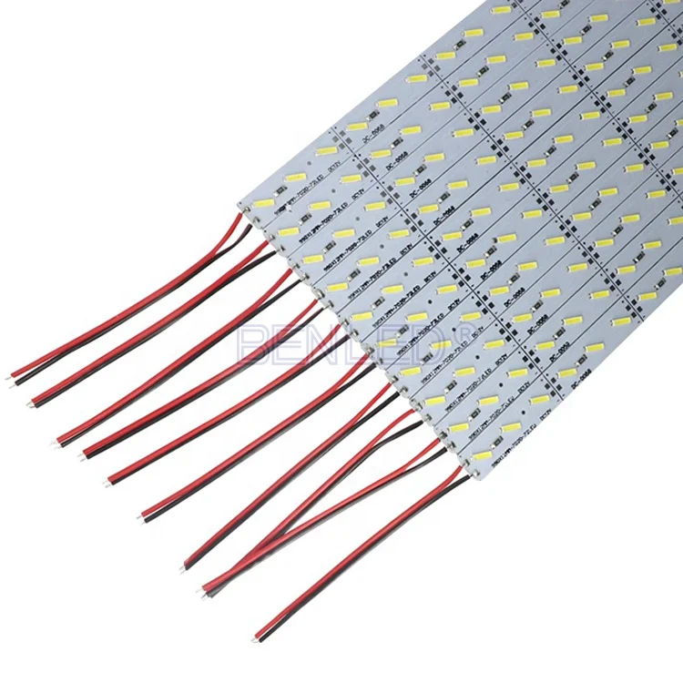 High Efficiency SMD 8520 Rigid Led Strip Bar with Aluminum Profile and Plastic Cover