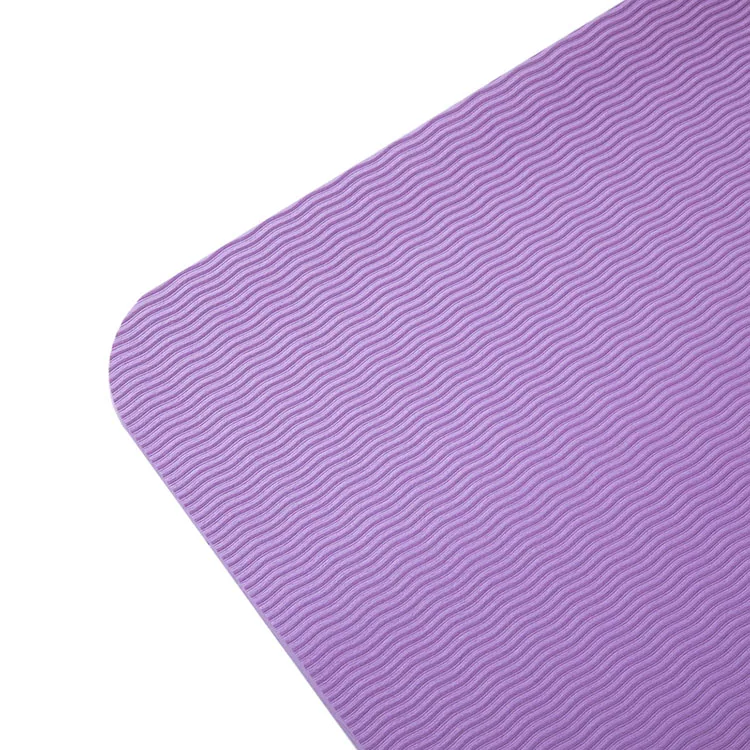 Home Gym Exercise Fitness Eco Friendly Anti Slip Custom Logo TPE Double Wide Yoga Mat