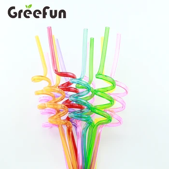 Reusable Silly Straw, Colorful Straw, Rainbow Colored Straw, Wacky Straw,  Crazy Straws, Colorful Straws, Random Straws